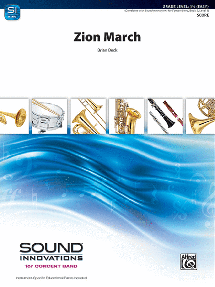 Zion March Concert Band scores gallery preview page 1