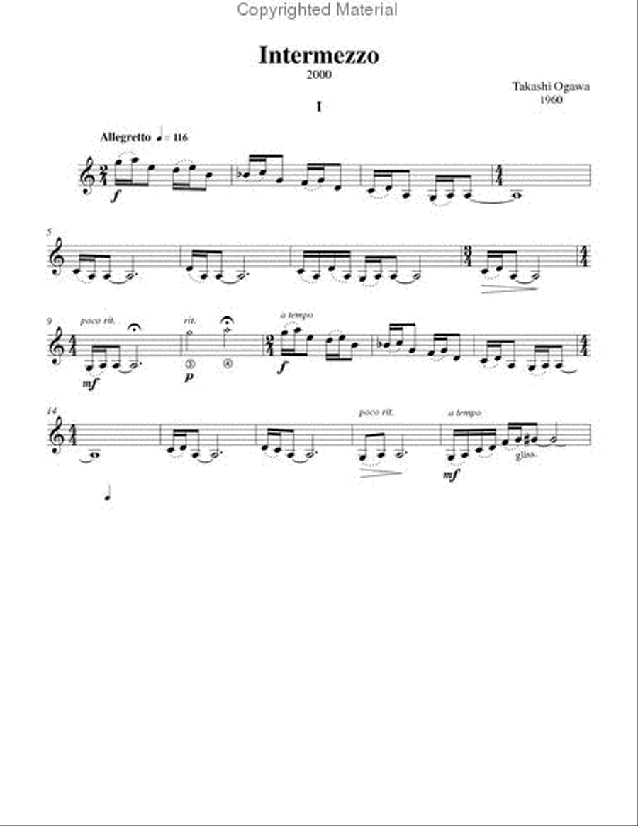 Intermezzo Classical Guitar scores gallery preview page 2