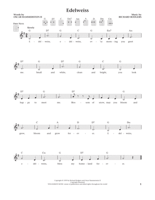 Edelweiss (from The Daily Ukulele) (arr. Liz and Jim Beloff)