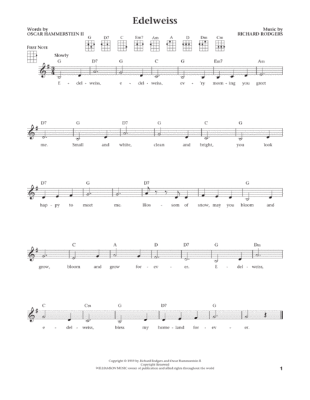 Edelweiss (from The Daily Ukulele) (arr. Liz and Jim Beloff)