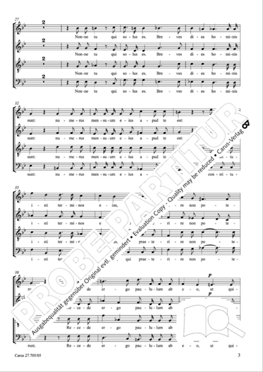 Homo natus de muliere Homo natus de muliere 4-Part scores gallery preview page 4