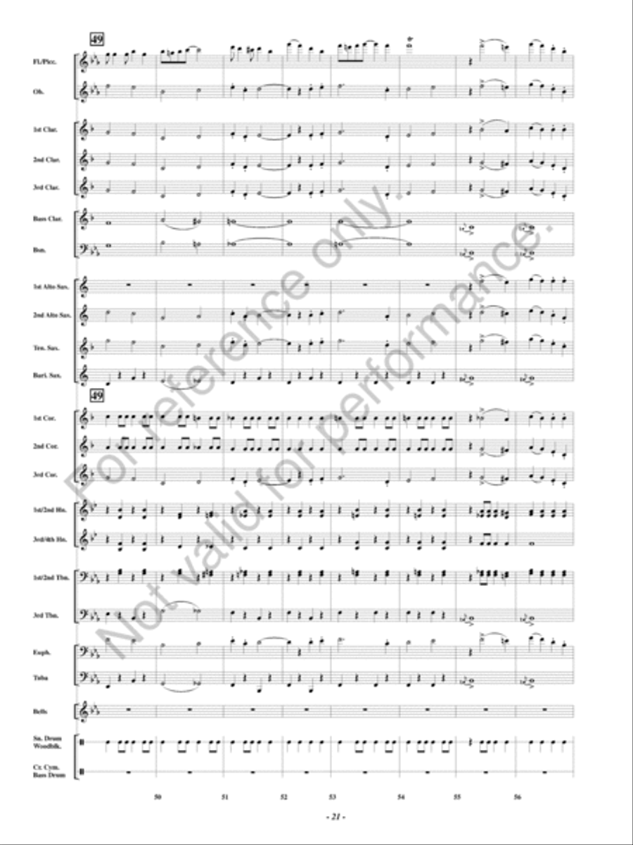 The Huntress Concert Band scores gallery preview page 22