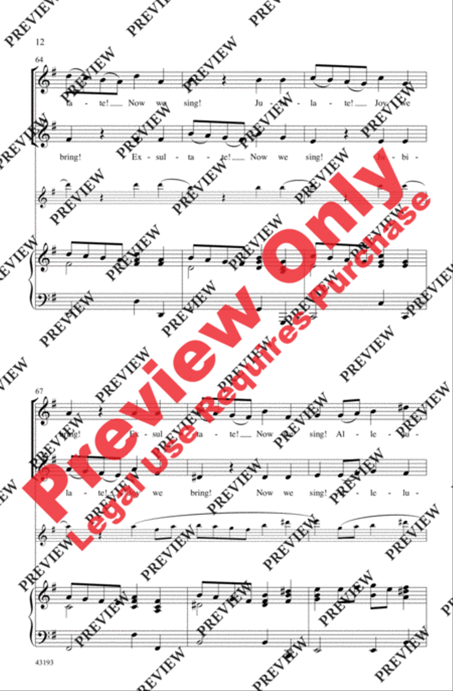 Jubilate! Joy We Bring! 2-Part scores gallery preview page 12
