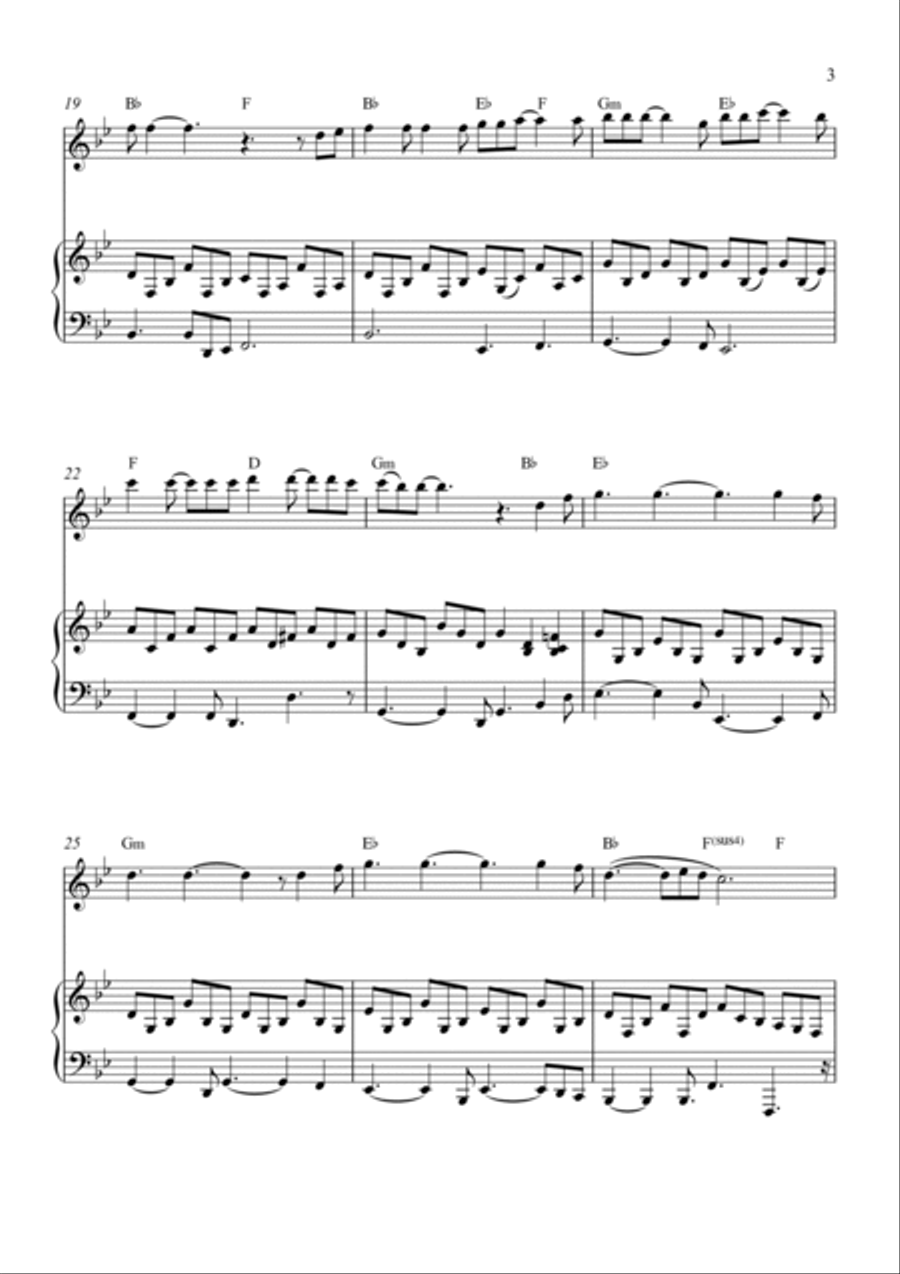 Hallelujah Piano scores gallery preview page 3