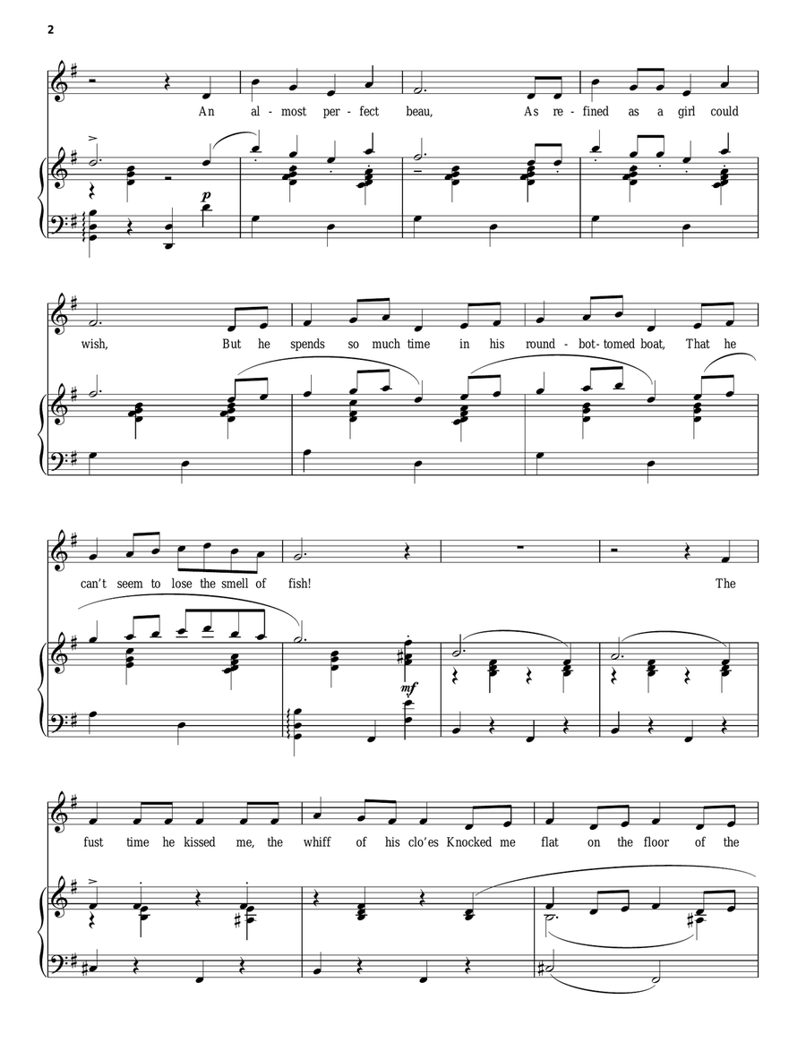 Mister Snow (from Carousel) Piano, Vocal scores gallery preview page 2
