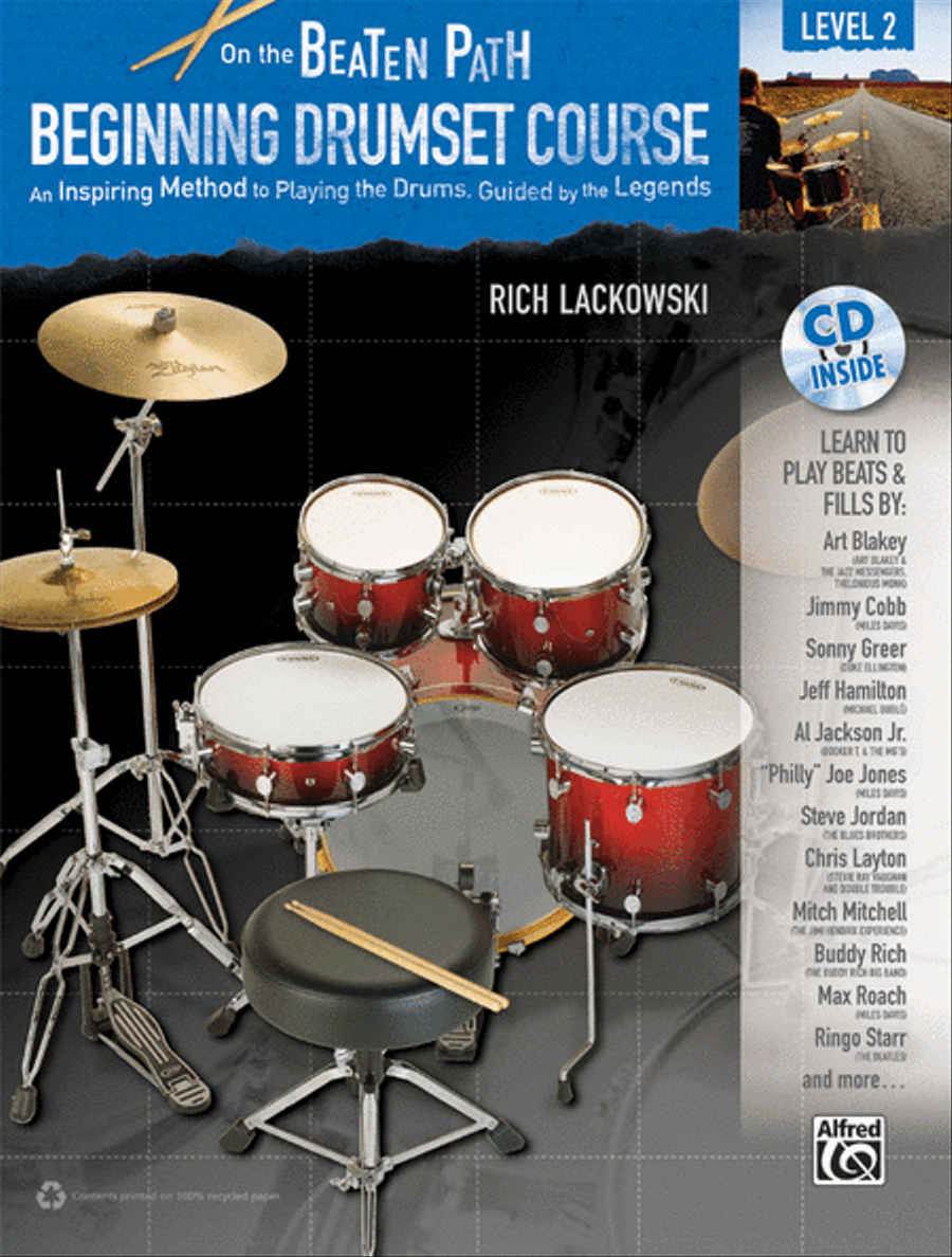 On the Beaten Path -- Beginning Drumset Course, Level 2 Drum Set scores gallery preview page 1