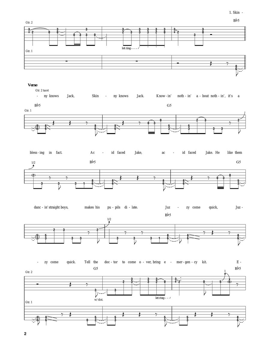 Un-Reborn Again Un-Reborn Again Acoustic Guitar scores gallery preview page 2
