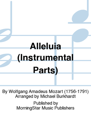 Book cover for Alleluia (Instrumental Parts)
