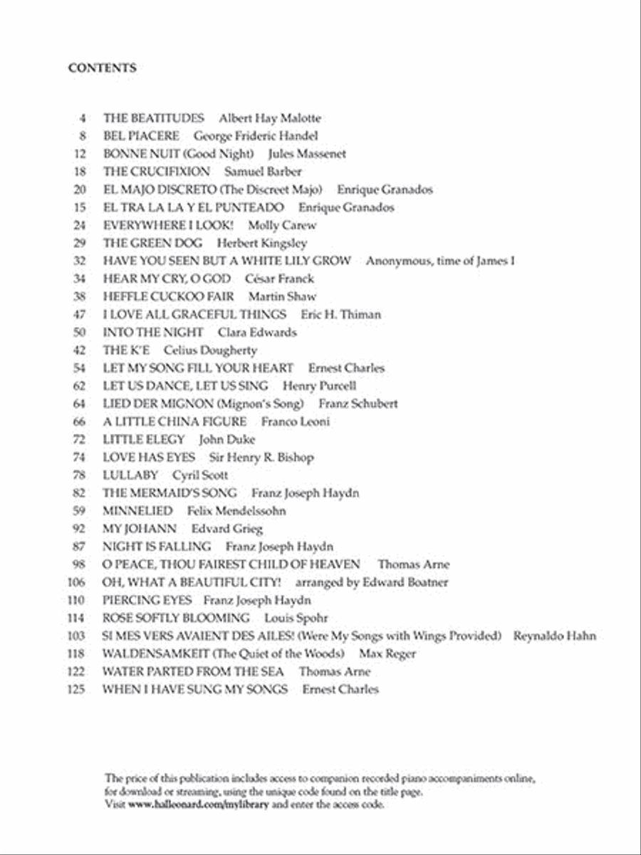 The First Book of Soprano Solos (Book/OnLineAudio) Soprano Voice scores gallery preview page 2