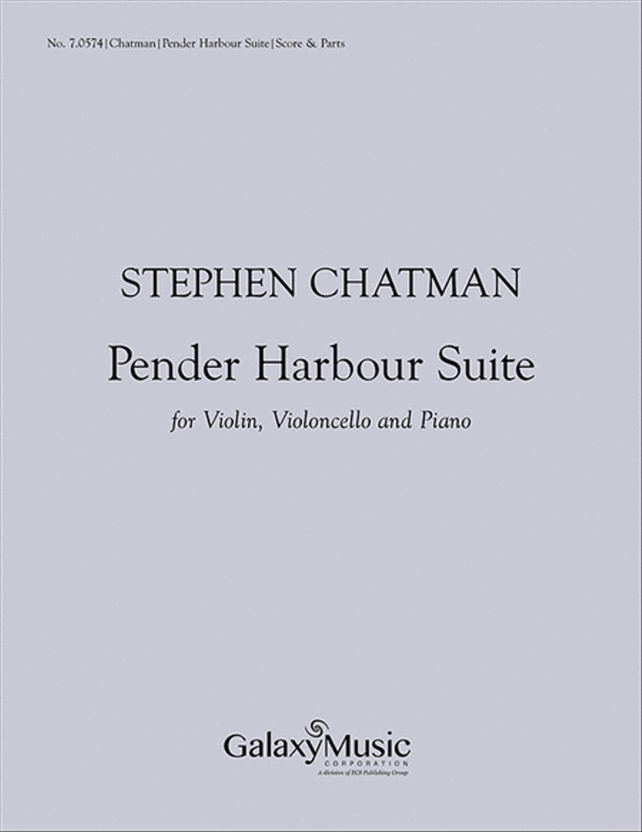 Pender Harbour Suite Pender Harbour Suite Piano Trio scores gallery preview page 1