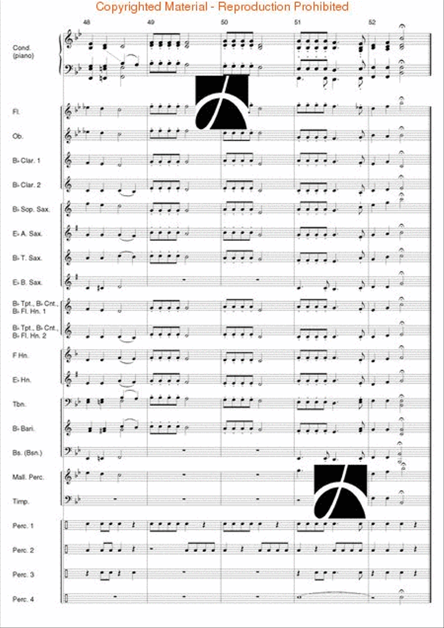 Band Time Christmas Concert Band scores gallery preview page 64