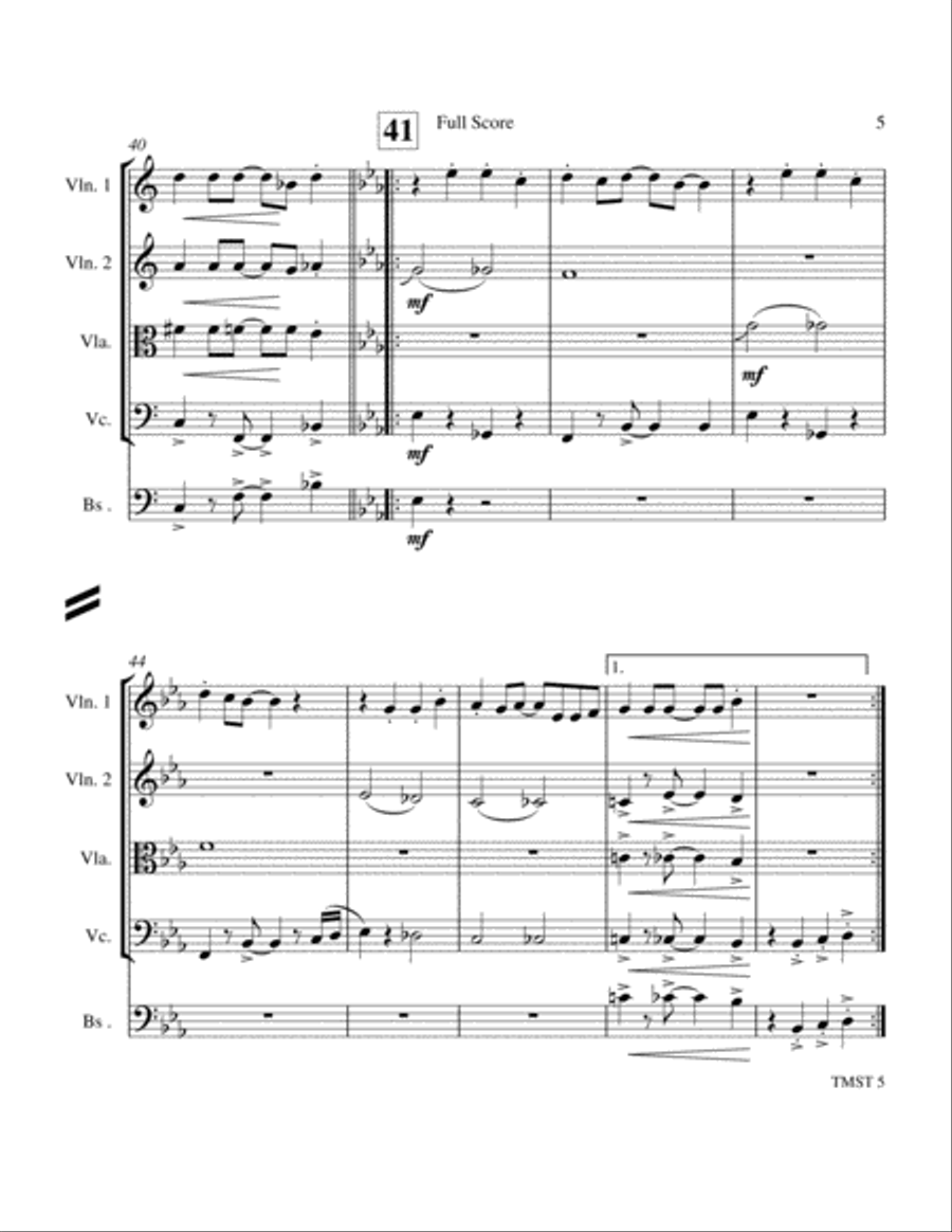 The Muppet Show Theme The Muppet Show Theme String Quartet scores gallery preview page 5