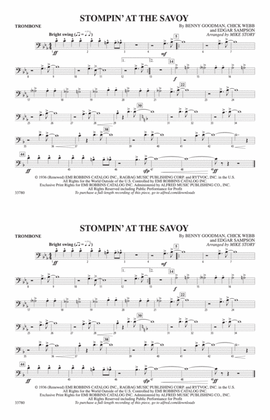 Stompin' at the Savoy: 1st Trombone