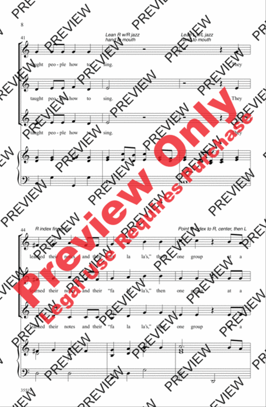 Singing A-Round SAB scores gallery preview page 8