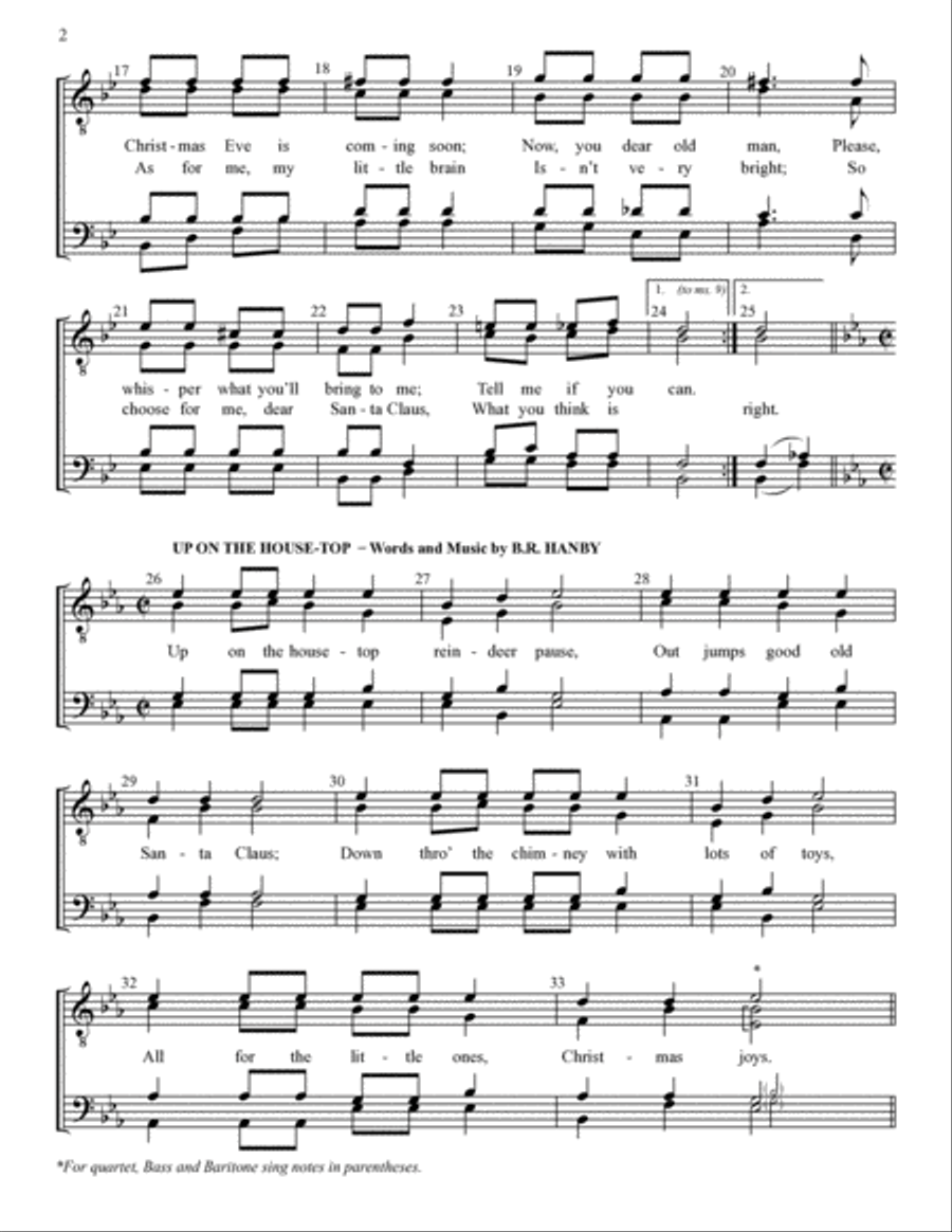 Yuletide Favorites (Volume I) TTBB scores gallery preview page 2