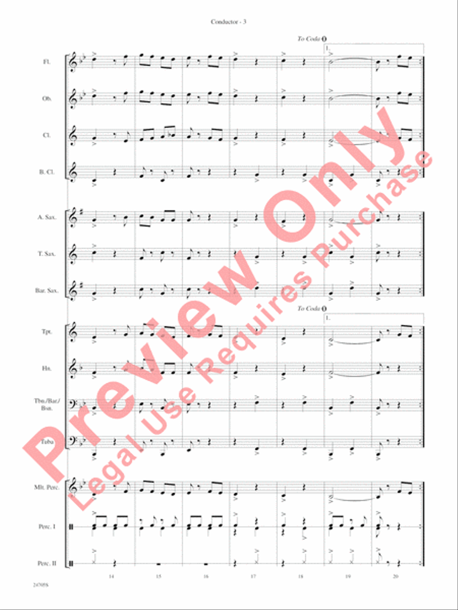 Belwin Beginning Band Kit #2 Concert Band scores gallery preview page 6