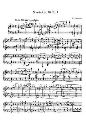 Beethoven Sonata Op. 10 No. 1 in C Minor