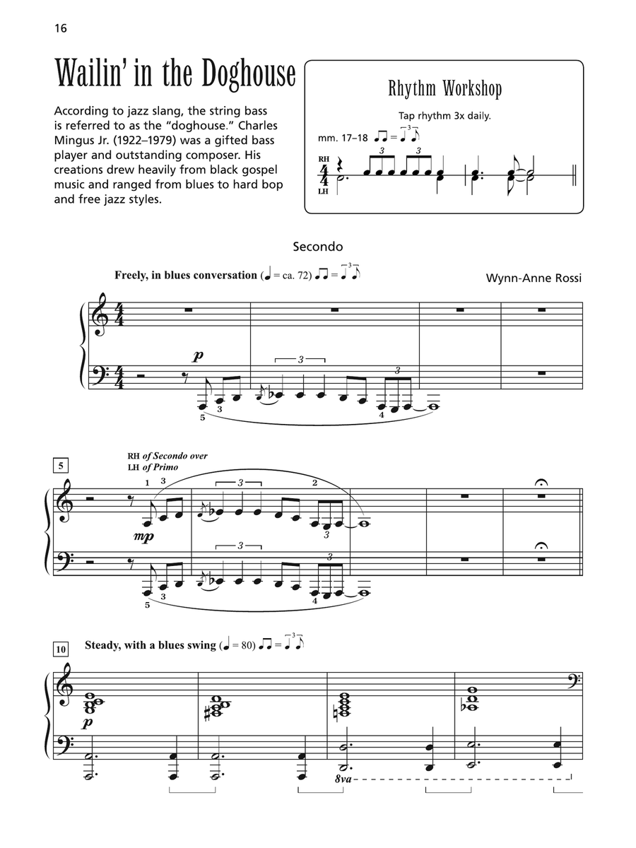 Wailin' in the Doghouse - Piano Duet (1 Piano, 4 Hands) 1 Piano, 4-Hands scores gallery preview page 1