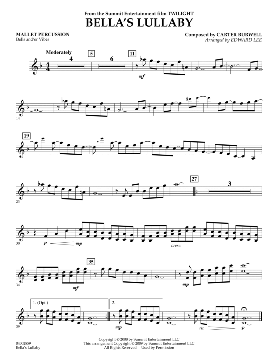 Bella's Lullaby (from 