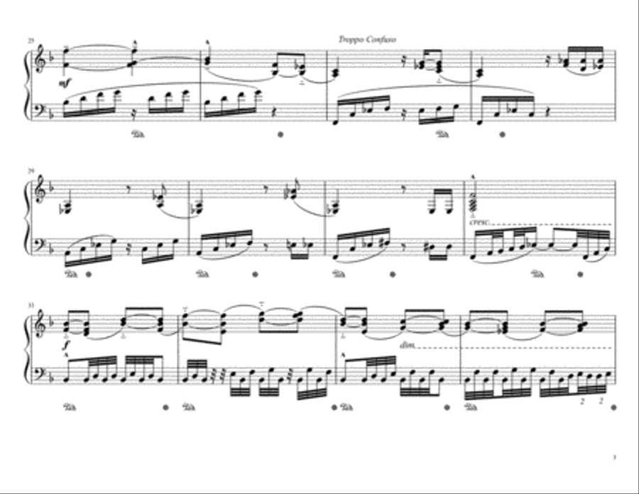 Piano Sonata N.3 Op 7 nº2 Piano Solo scores gallery preview page 3