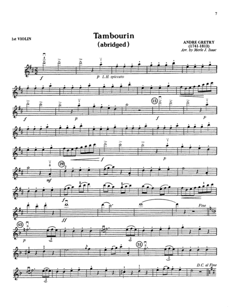Highland/Etling Violin Quartet Series: Set 5: 1st Violin
