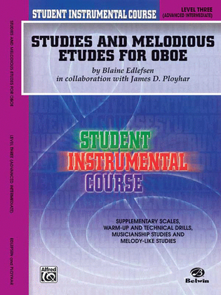 Book cover for Student Instrumental Course Studies and Melodious Etudes for Oboe