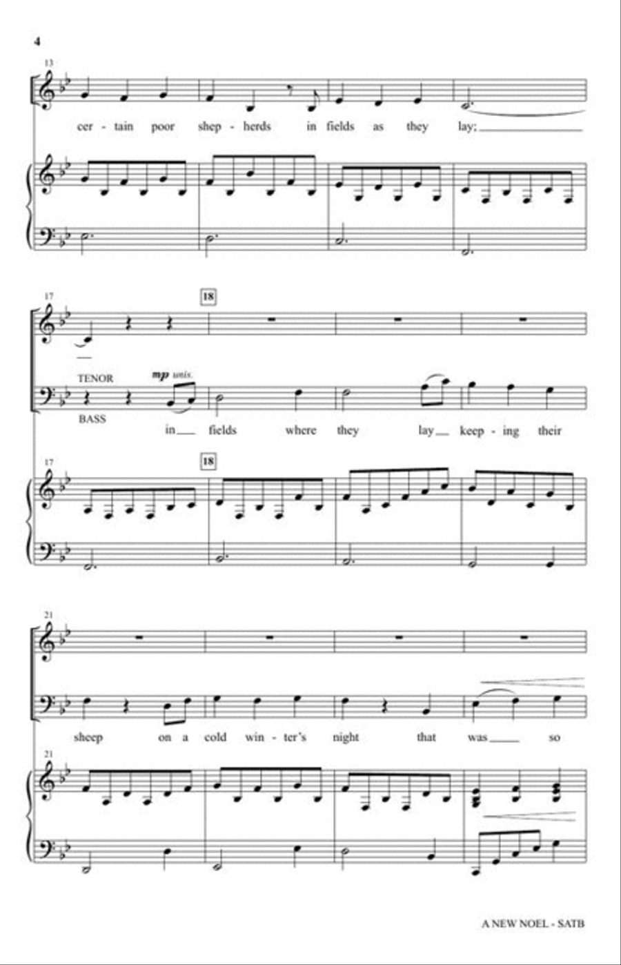 A New Noel 4-Part scores gallery preview page 4