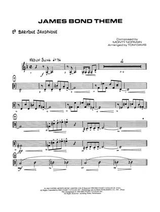 Book cover for James Bond Theme: E-flat Baritone Saxophone