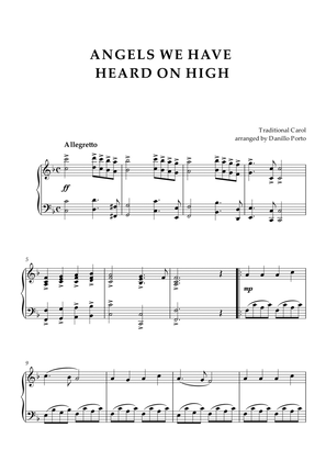 Book cover for Angels We Have Heard on High - Piano Score