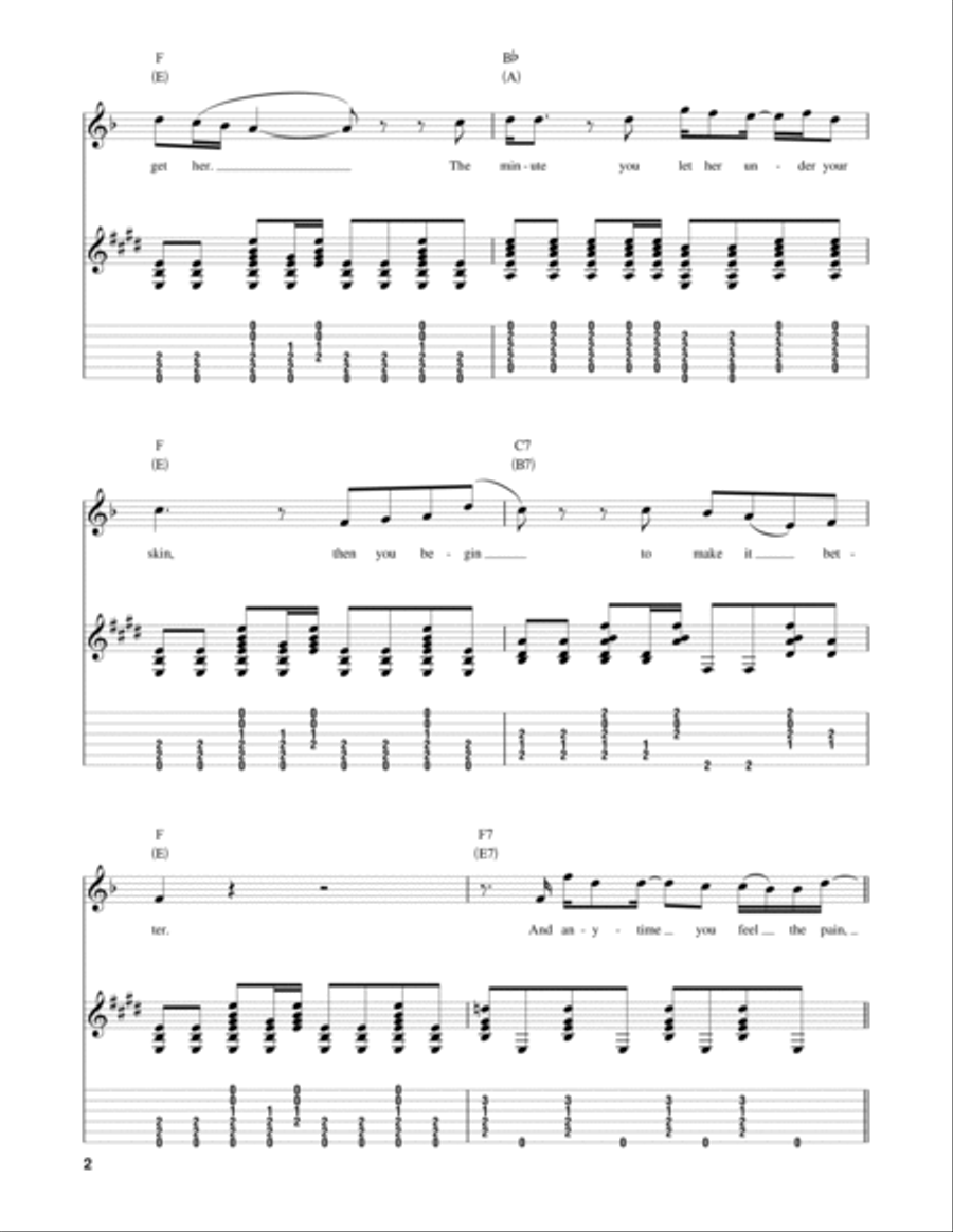 Hey Jude Electric Guitar scores gallery preview page 2