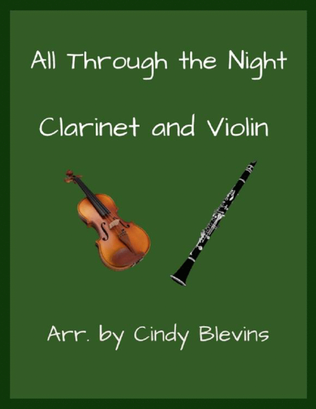 Book cover for All Through the Night, Clarinet and Violin