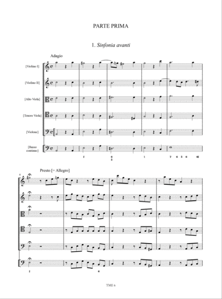 L’Assalonne (Modena 1684) - Il Mosè legato di Dio e liberator del popolo ebreo (Modena 1686). Critical Edition Choir scores gallery preview page 9