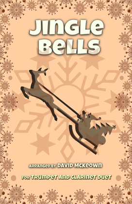 Book cover for Jingle Bells, Jazz Style, for Trumpet and Clarinet Duet