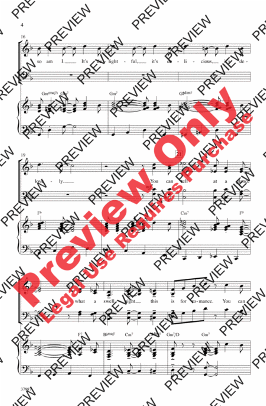 It's De-Lovely 4-Part scores gallery preview page 4