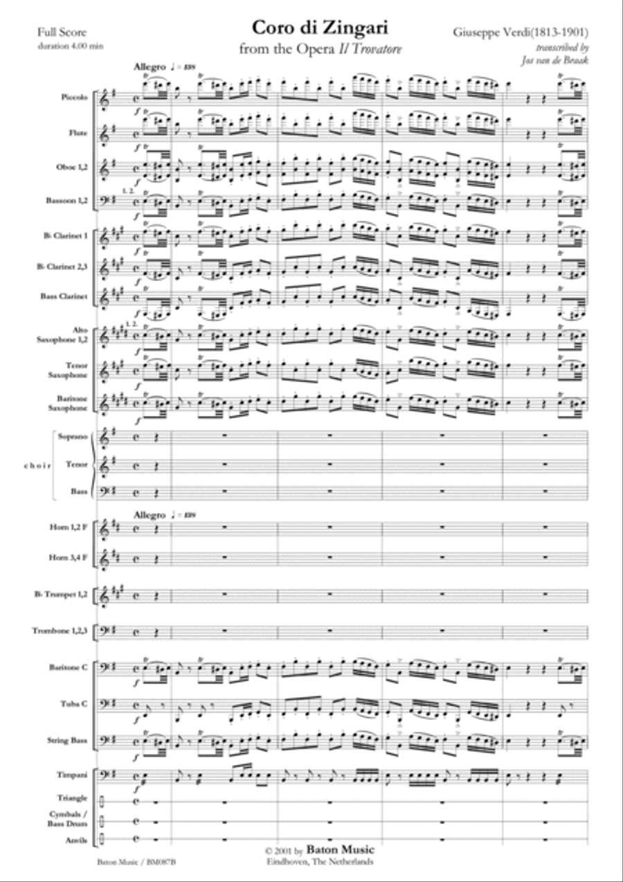 Coro di Zingari Choir scores gallery preview page 2