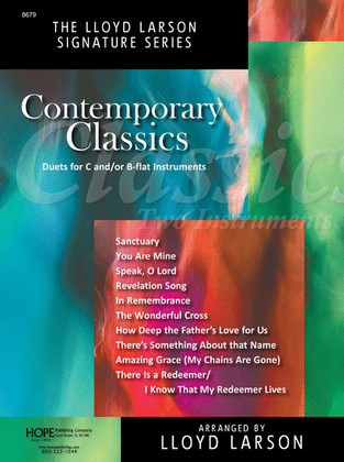 Book cover for Contemporary Classics for C and B-Flat Instr.