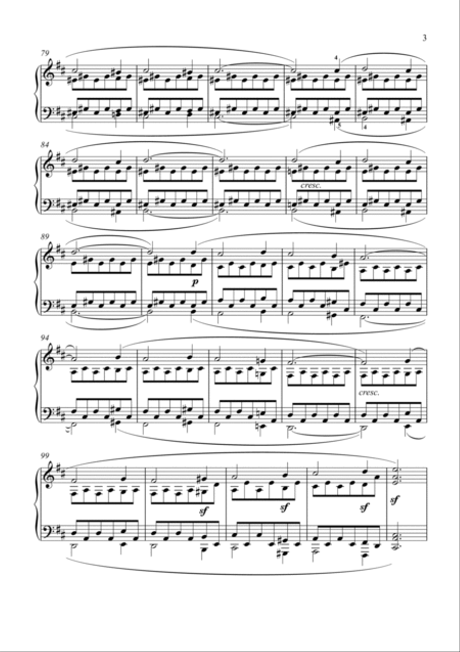 Beethoven-Piano Sonata No.15 in D major, Op.28 (Pastoral) Small Ensemble scores gallery preview page 4