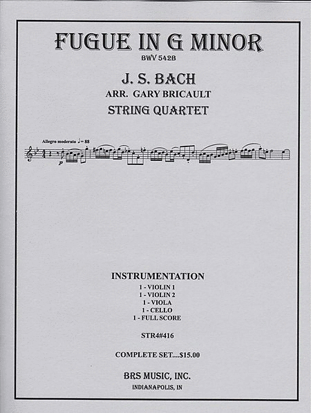 Fugue in G Minor, BWV 542b