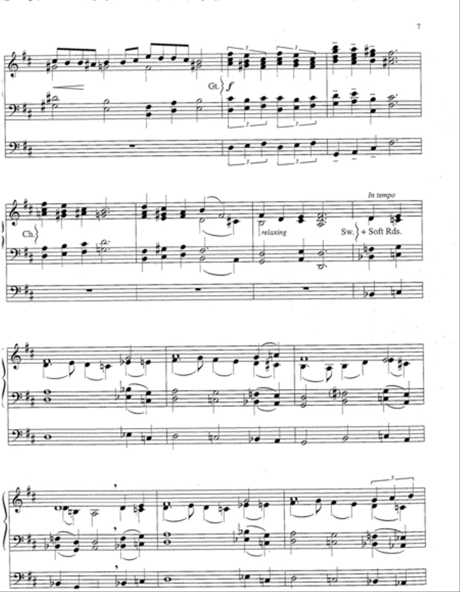 Prelude on St. Columba Organ scores gallery preview page 3