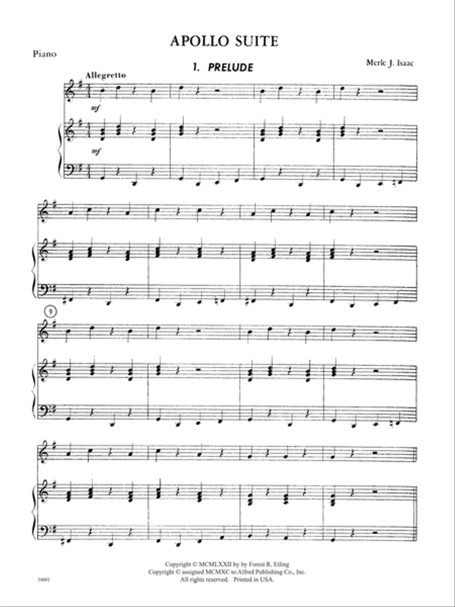 Classics from Merle Isaac: Piano Accompaniment Orchestra scores gallery preview page 1