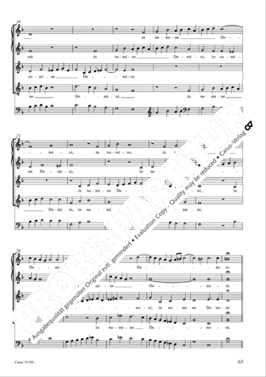 Palestrina: Masses and individual movements Score scores gallery preview page 78