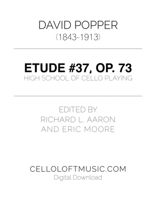 Popper (arr. Richard Aaron): Op. 73, Etude #37