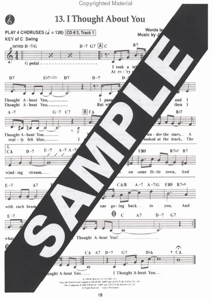 Volume 107 - "It Had To Be You" Standards In Singer's Keys image number null