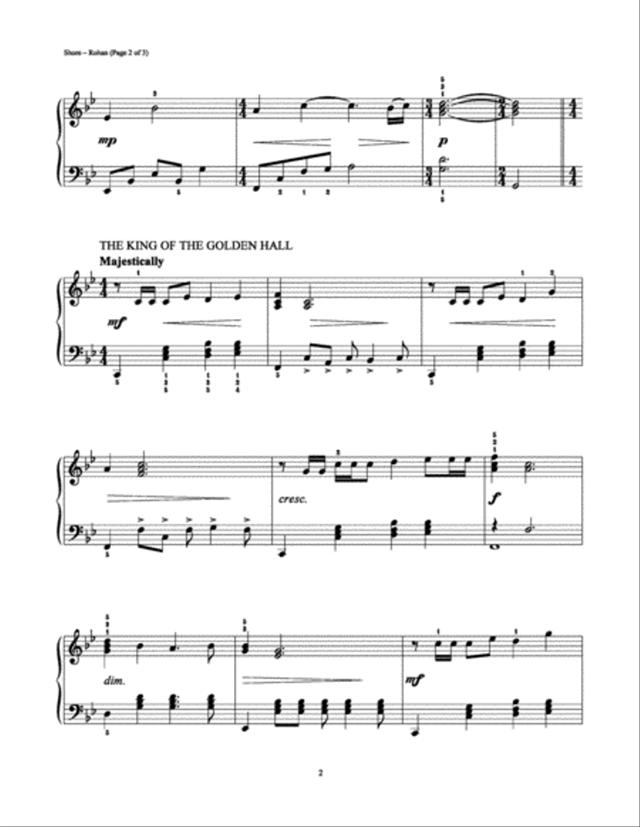 Rohan Easy Piano scores gallery preview page 2