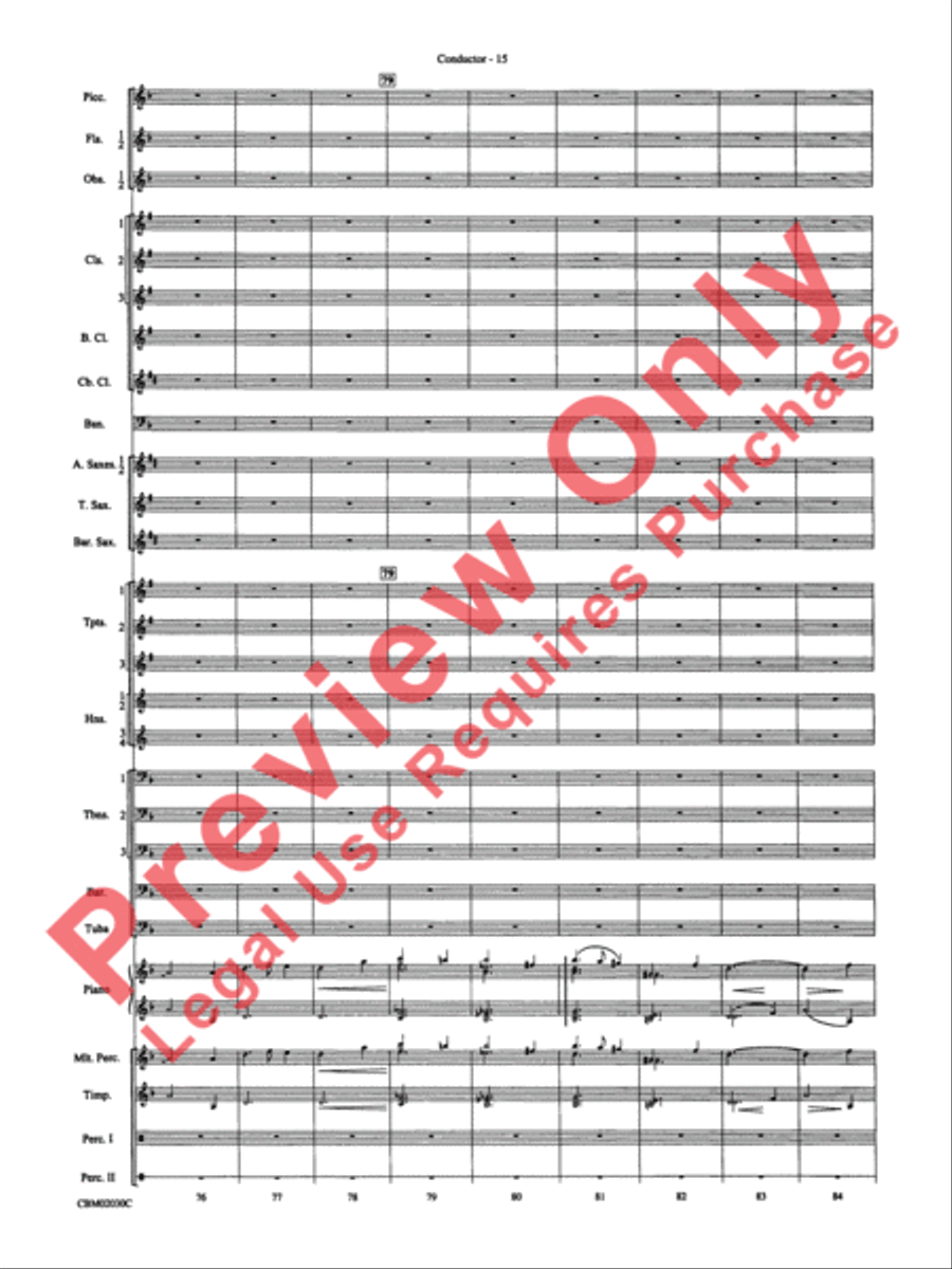 John Williams: Fantasy of Flight (Medley) Concert Band scores gallery preview page 18