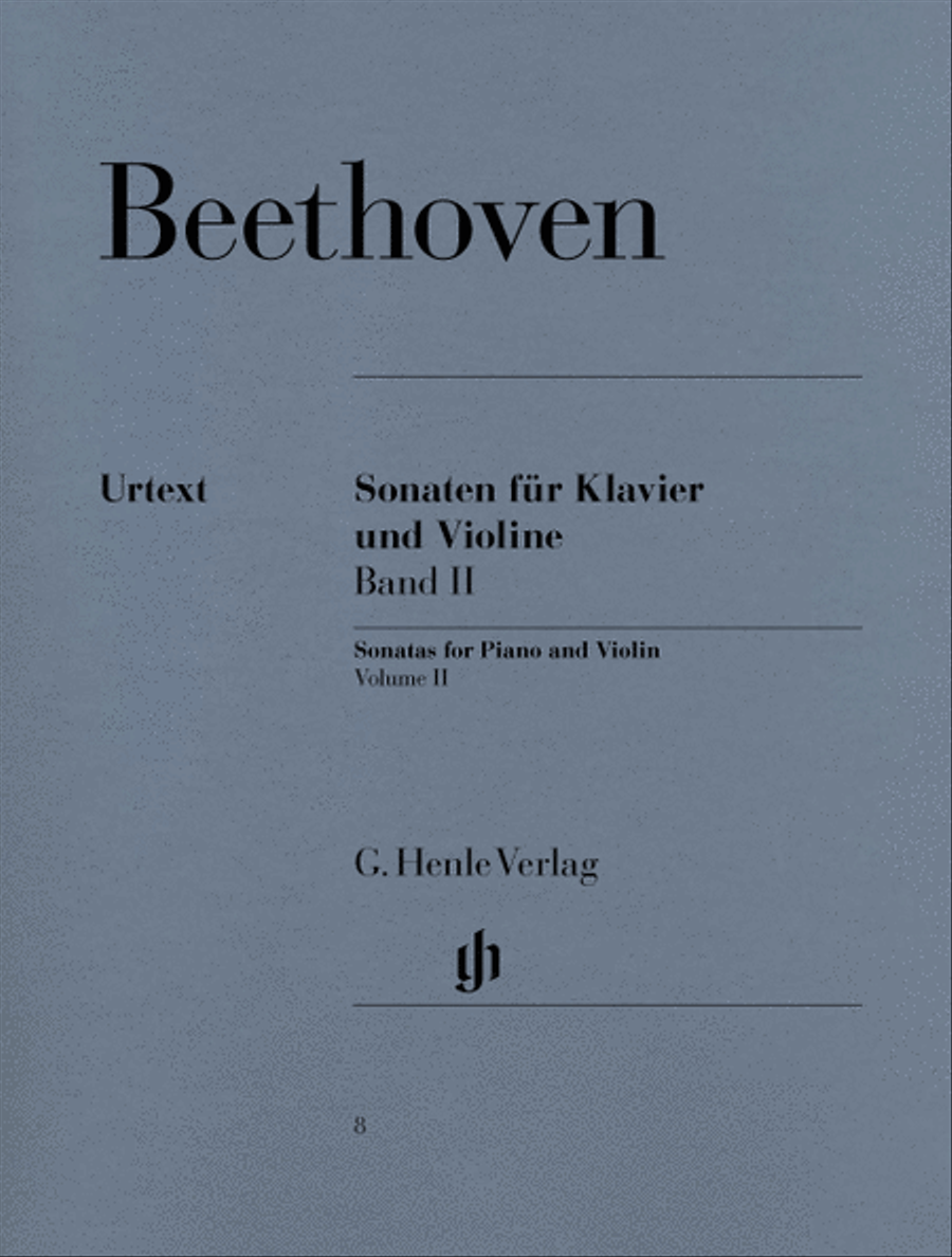 Sonatas for Piano and Violin – Volume II Violin Solo scores gallery preview page 1