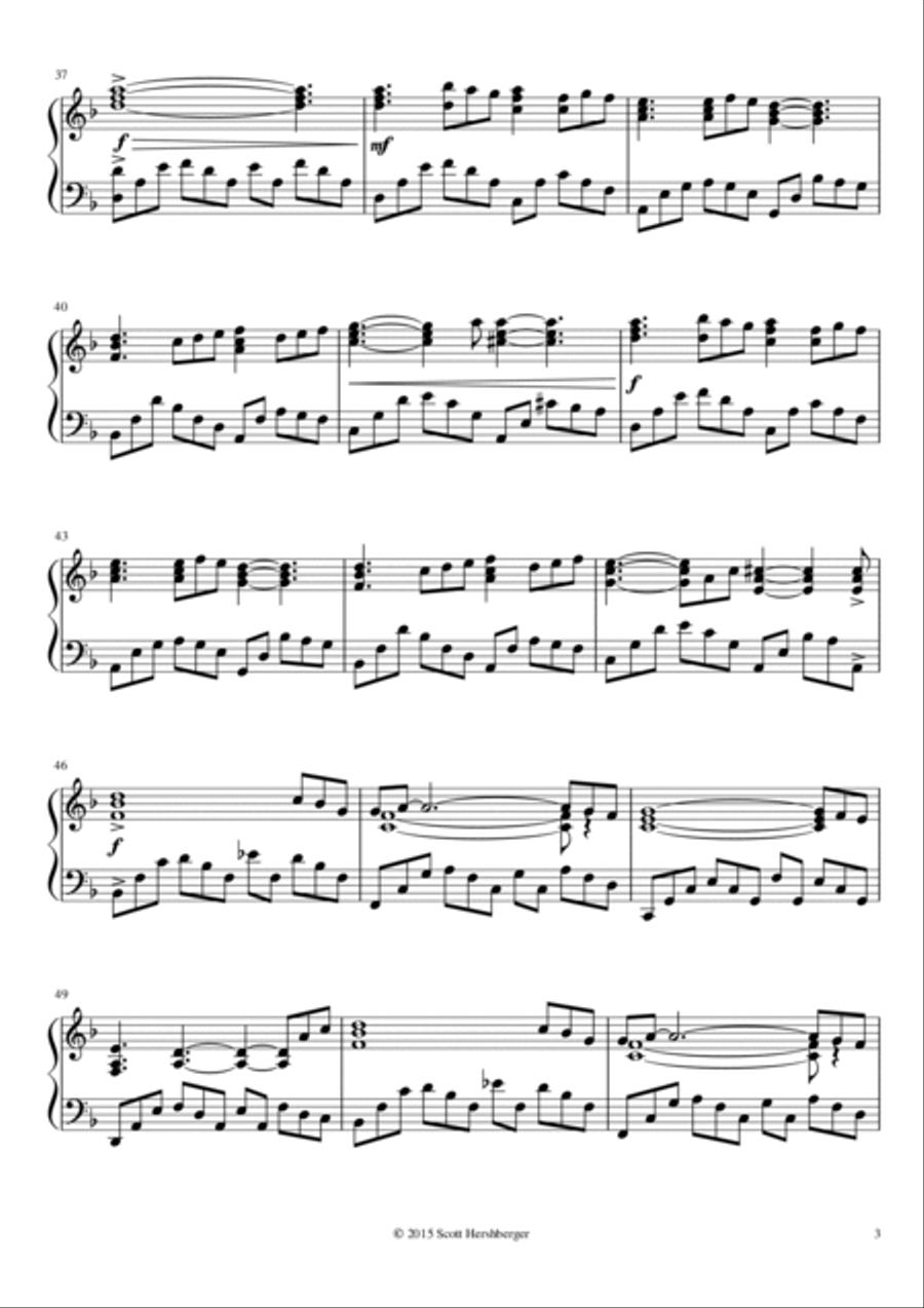 Whirlwind in the Night Piano Solo scores gallery preview page 3
