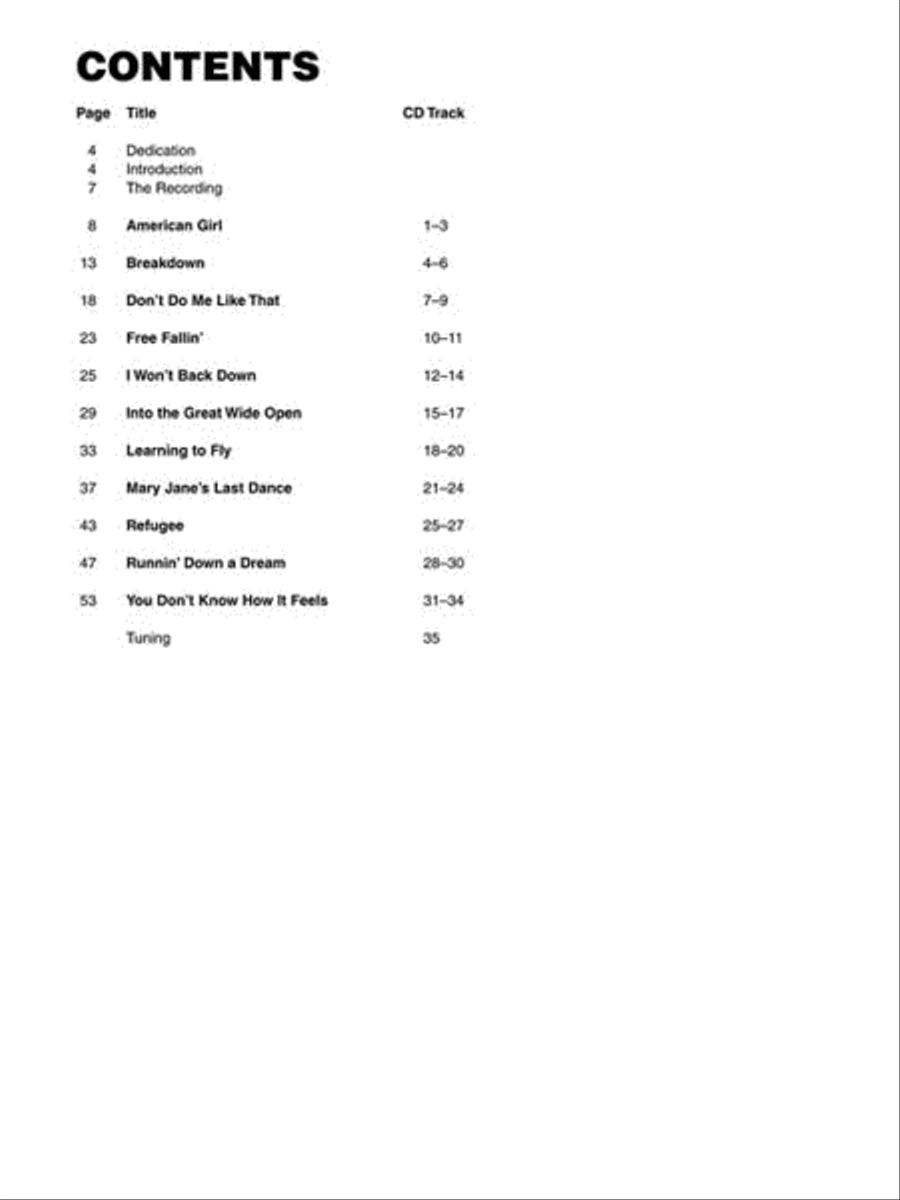 Tom Petty – Guitar Signature Licks Electric Guitar scores gallery preview page 3