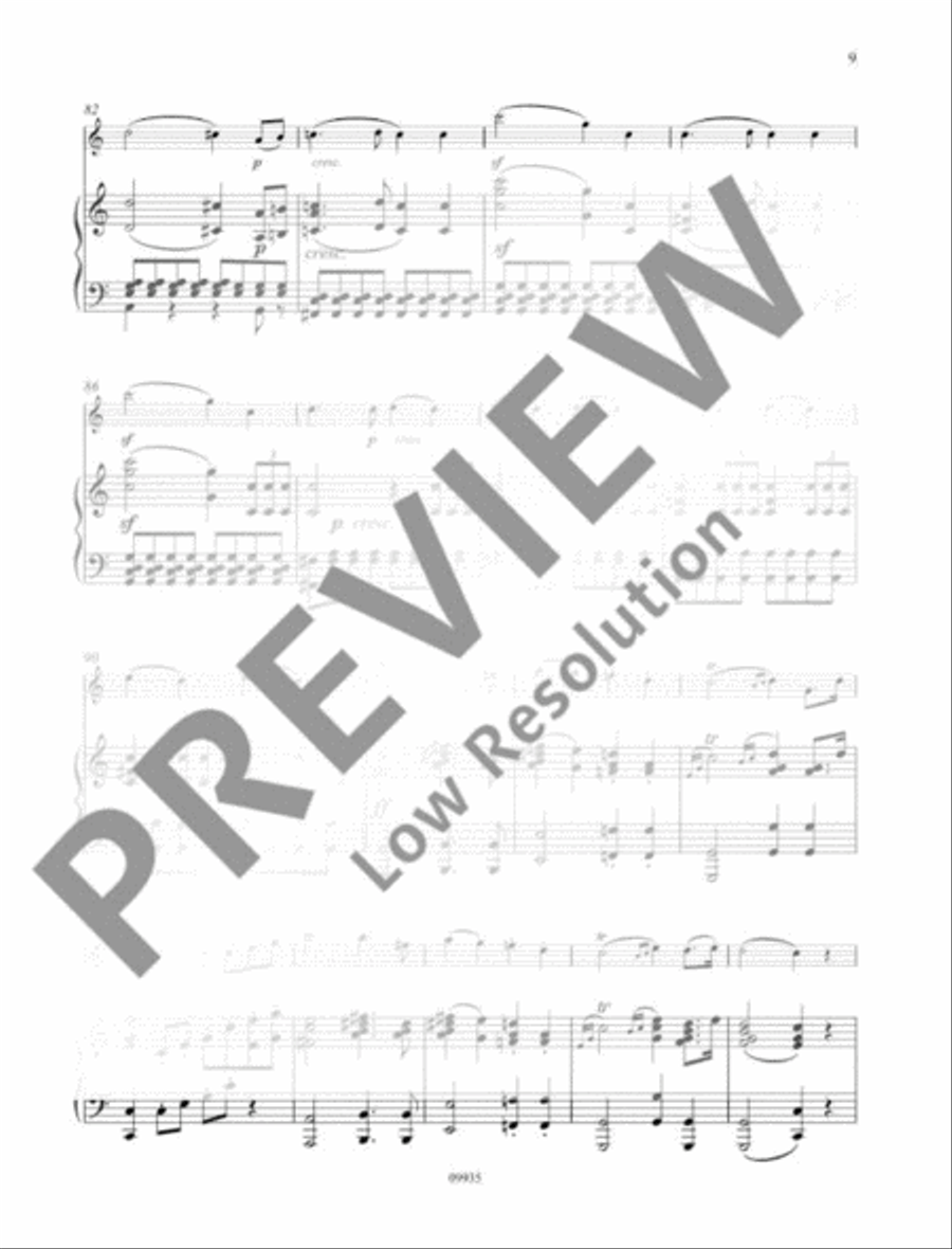 Wedding March Piano Accompaniment scores gallery preview page 10