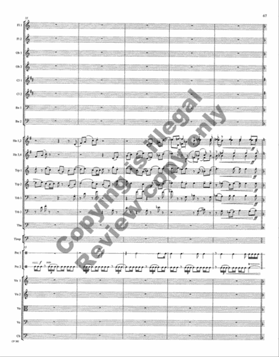 Symphony No. 1 Full Orchestra scores gallery preview page 171